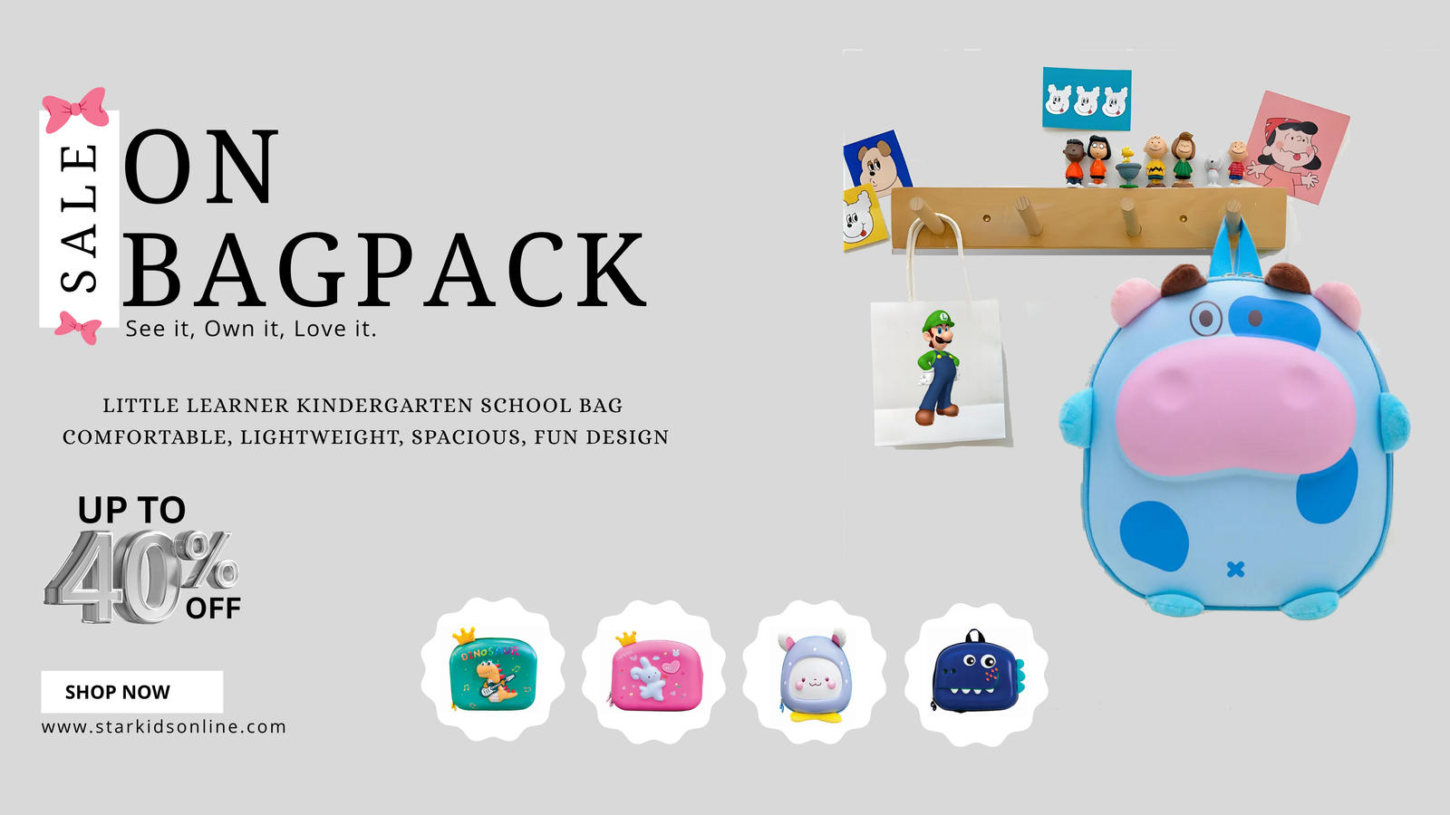 Pink Hand Bag Landscape Banner