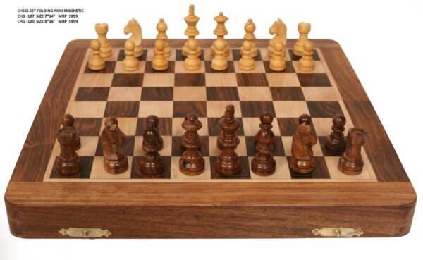 CHESS SET FOLDING MAGNETIC SIZE