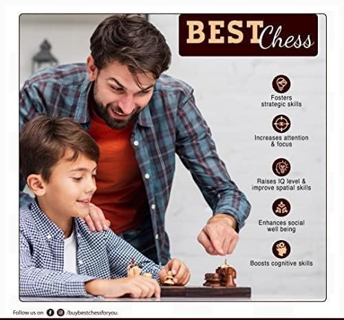 CHESS SET FOLDING MAGNETIC SIZE