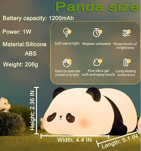 Rechargeable Sleeping Panda Night