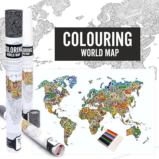 Coloring world map