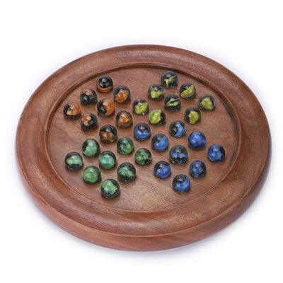 Wooden Solitaire Game 9