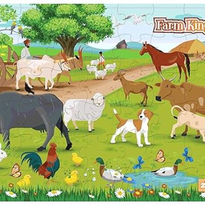 Animal Giant Cardboard Floor Puzzle Game